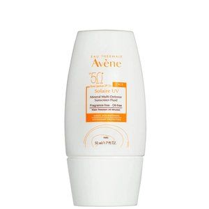 Avene Solaire UV Mineral Multi-Defense Sunscreen Fluid SPF 50+ 1.7 fl. oz. NWT